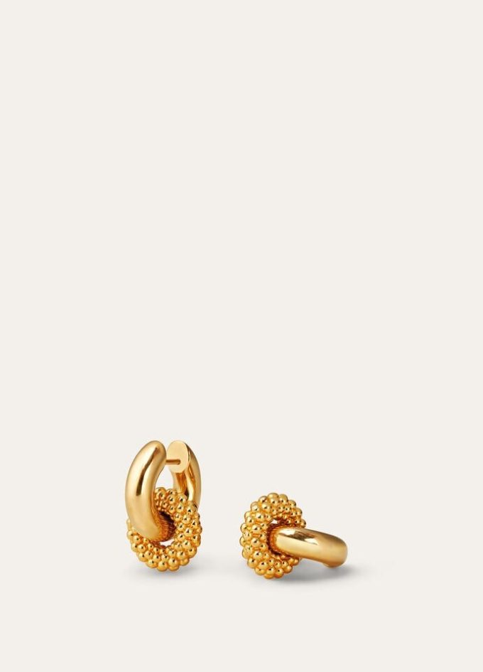 Bubble Double Hoop Earrings