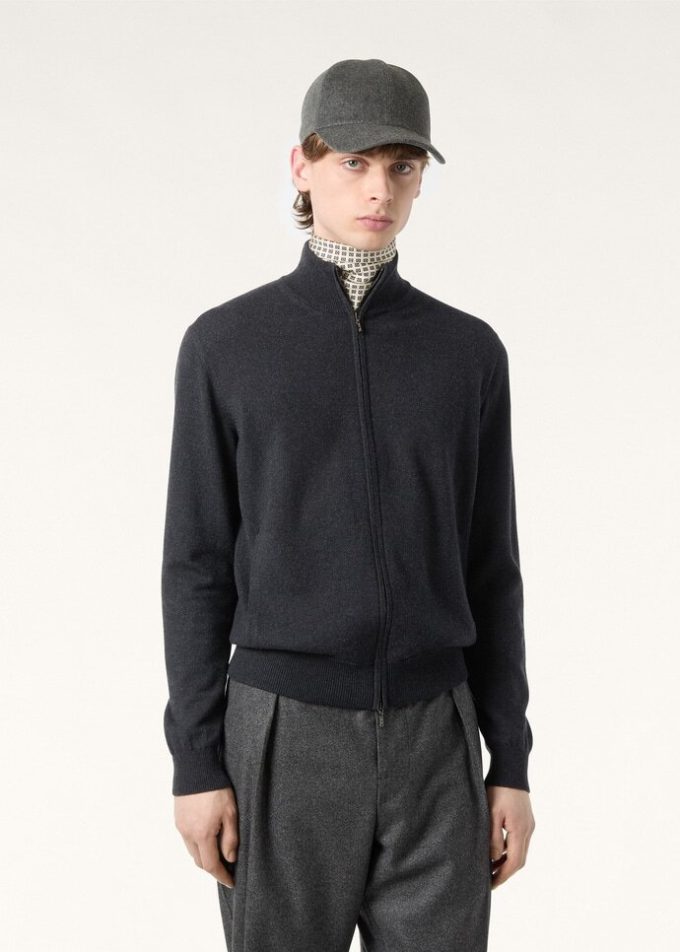 Classic Zip-Up Bomber Jacket